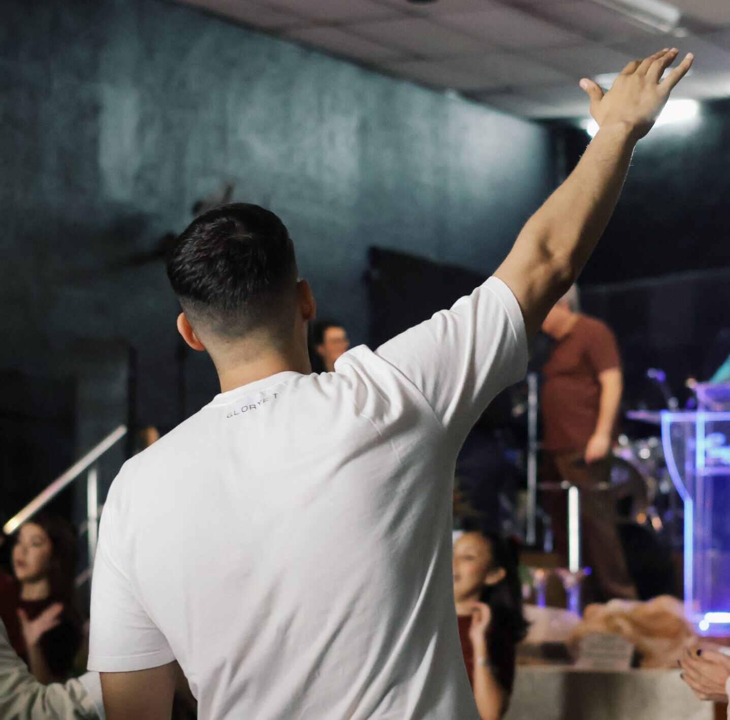 Culto evangélico na Igreja Cristã Peniel