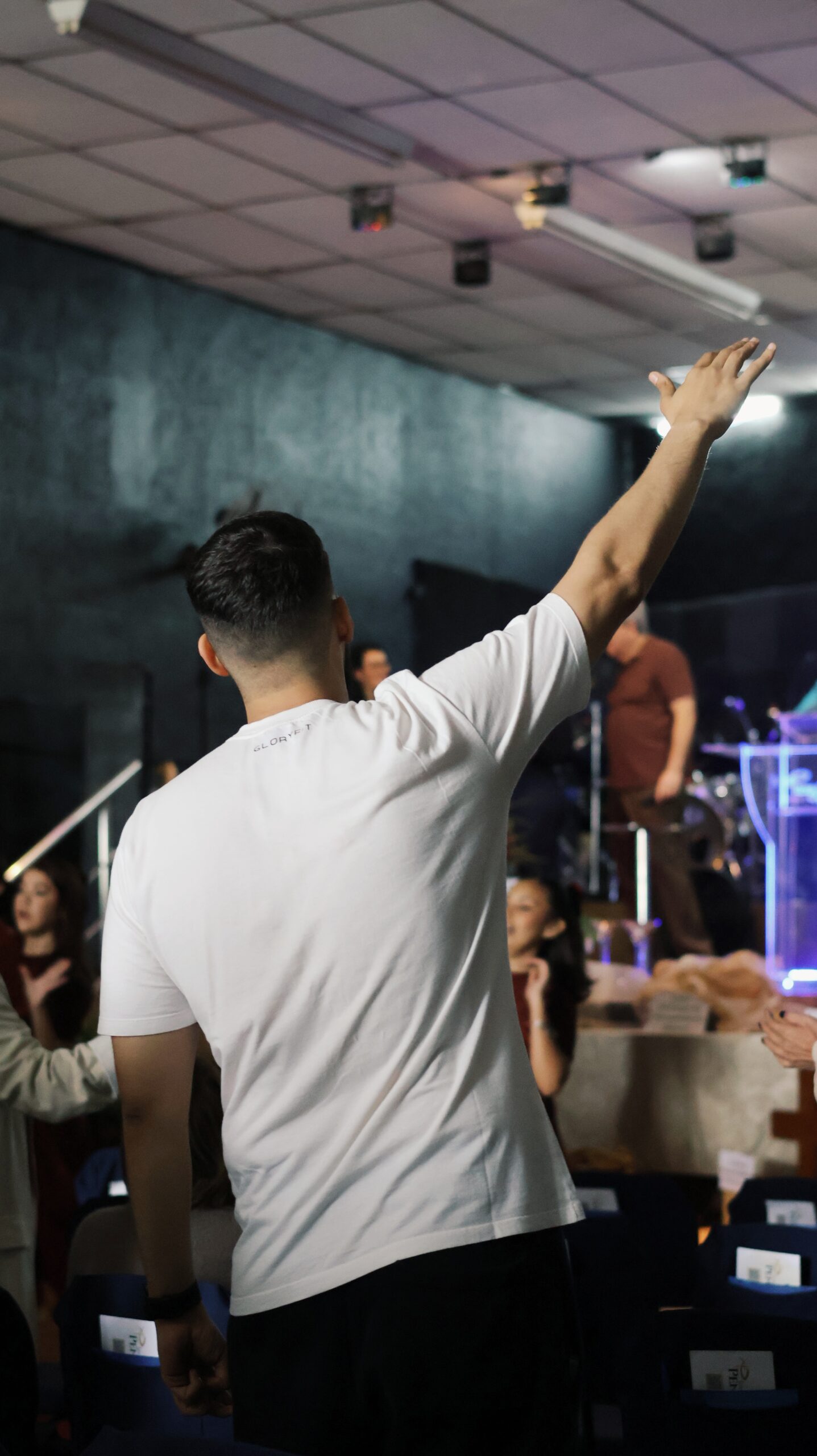 Culto evangélico na Igreja Cristã Peniel